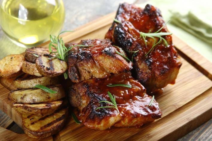 BBQ oldalas 45 Minutes  recipe