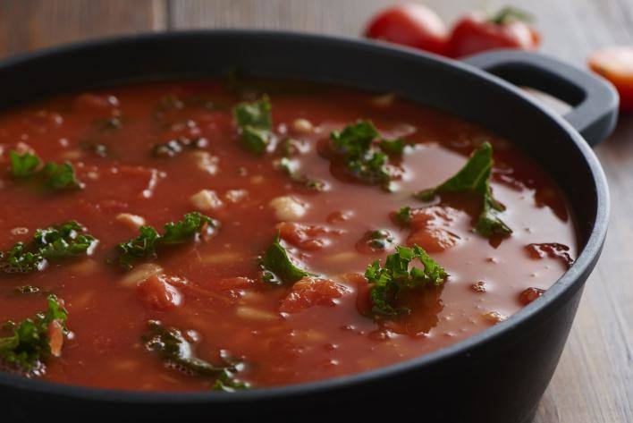 Zöldségleves babbal és kelkáposztával 30 Minutes  recipe
