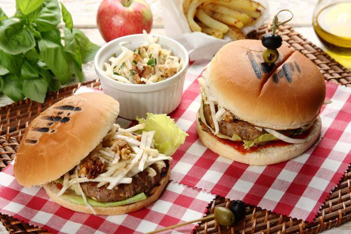 Zöldséges pulyka burger