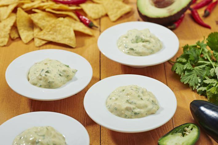 Jalapeno-s, avokádós majonéz dip