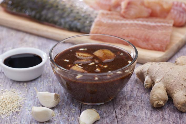 Szójás, gyömbéres pác halakhoz 10 perc  recipe