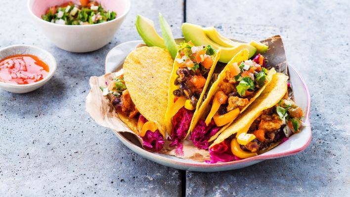 Zöldséges Taco