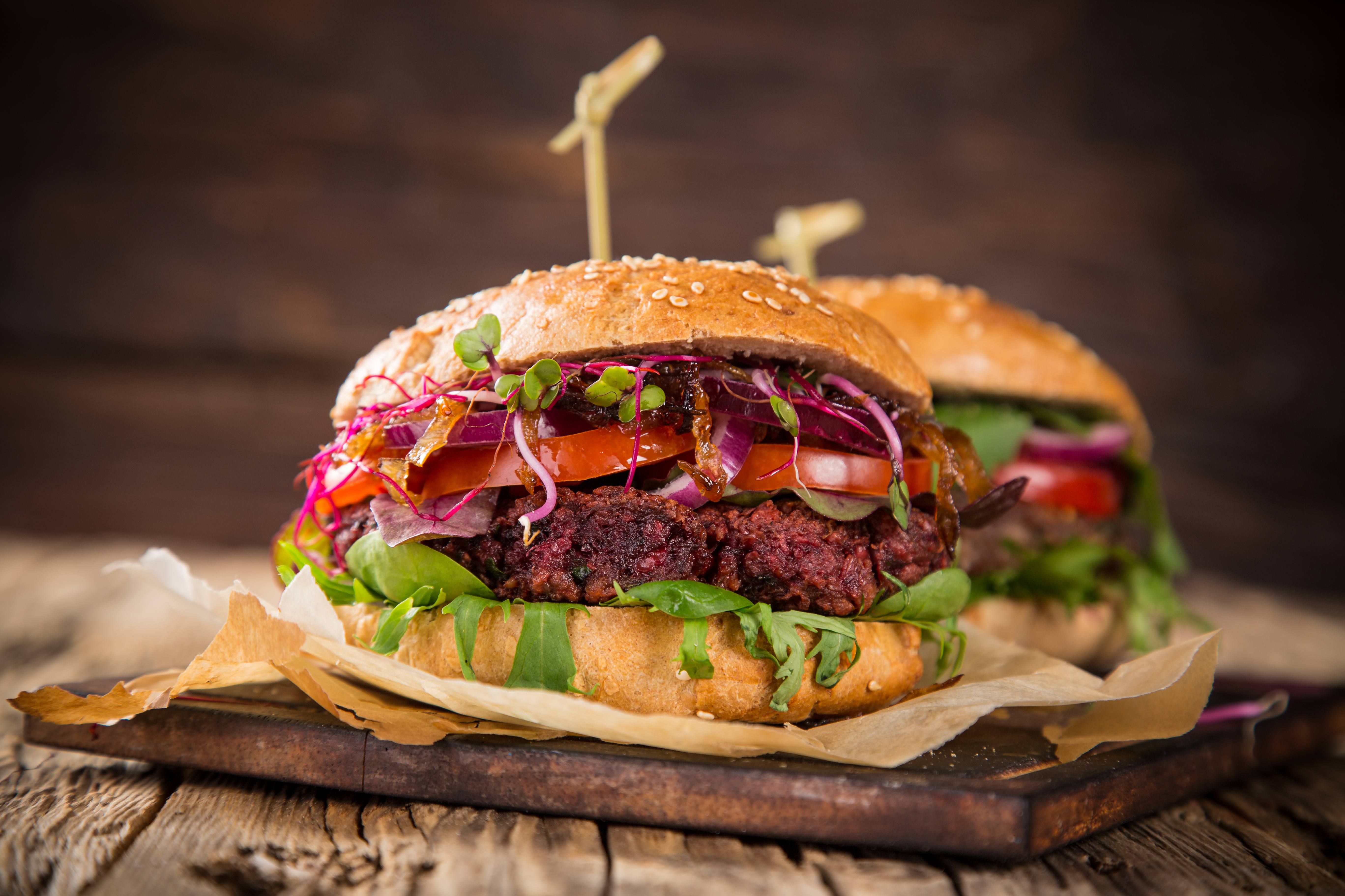 Vegán hamburger