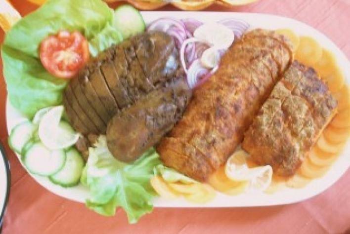 Vendégváró libamáj és fasírt
