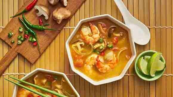 Tom Yum Soup with Shrimp