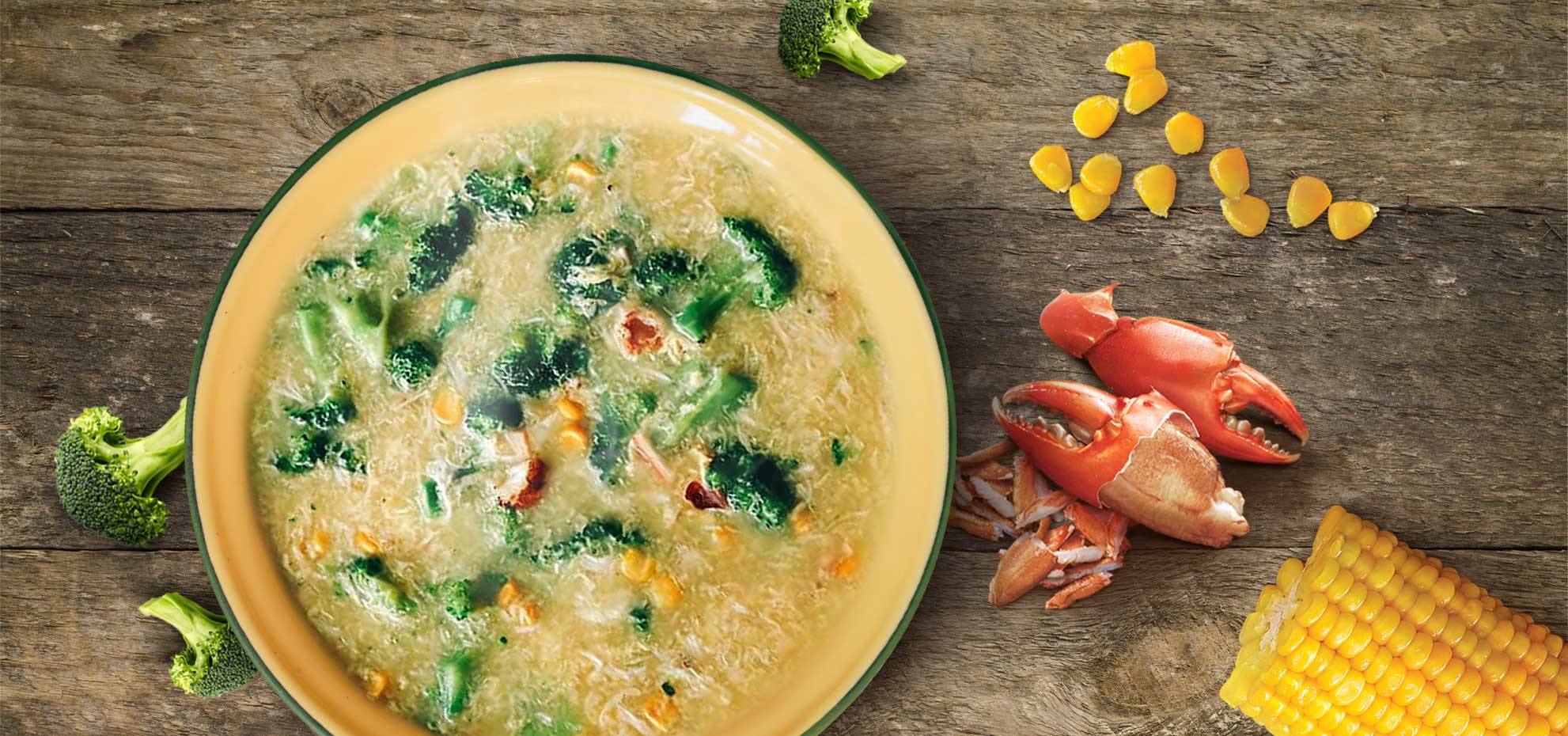 sup krim kepiting jagung brokoli