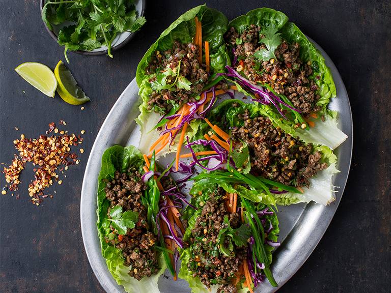 Asian lettuce wrap