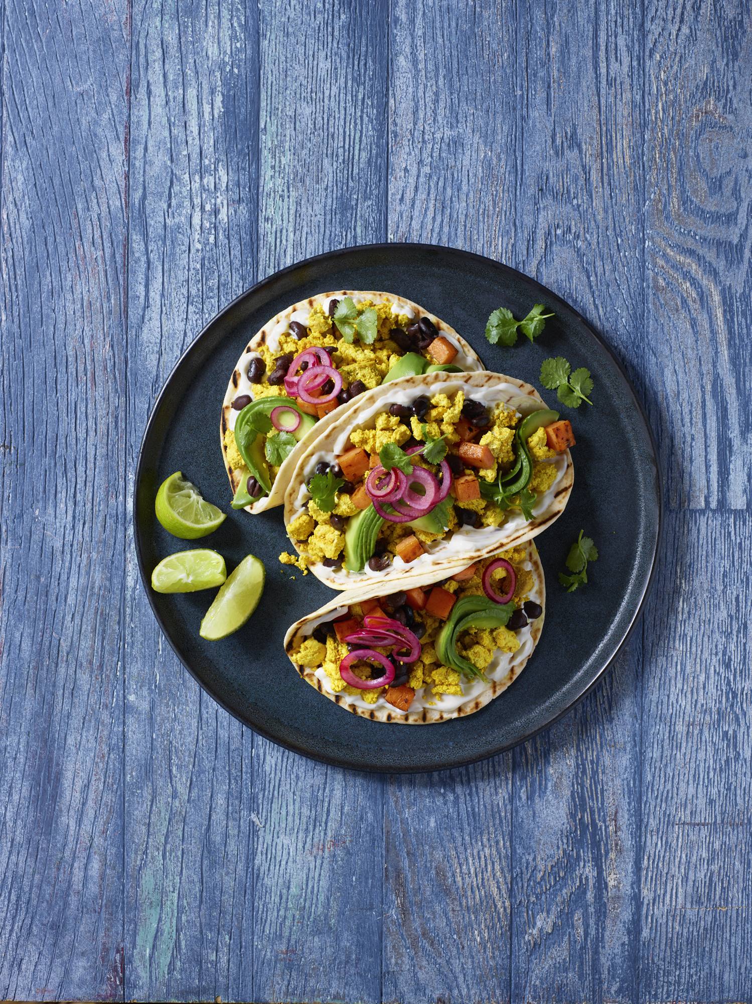 Vegansk mexicansk tofu-taco