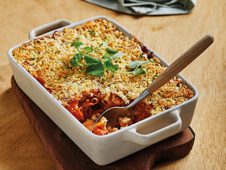 Knorr Butternut and Cauliflower Pasta Bake