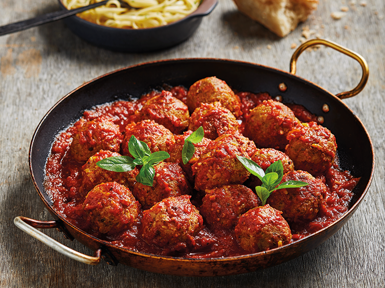 Quinoa and Rice 'Meatballs' in Tomato Sauce