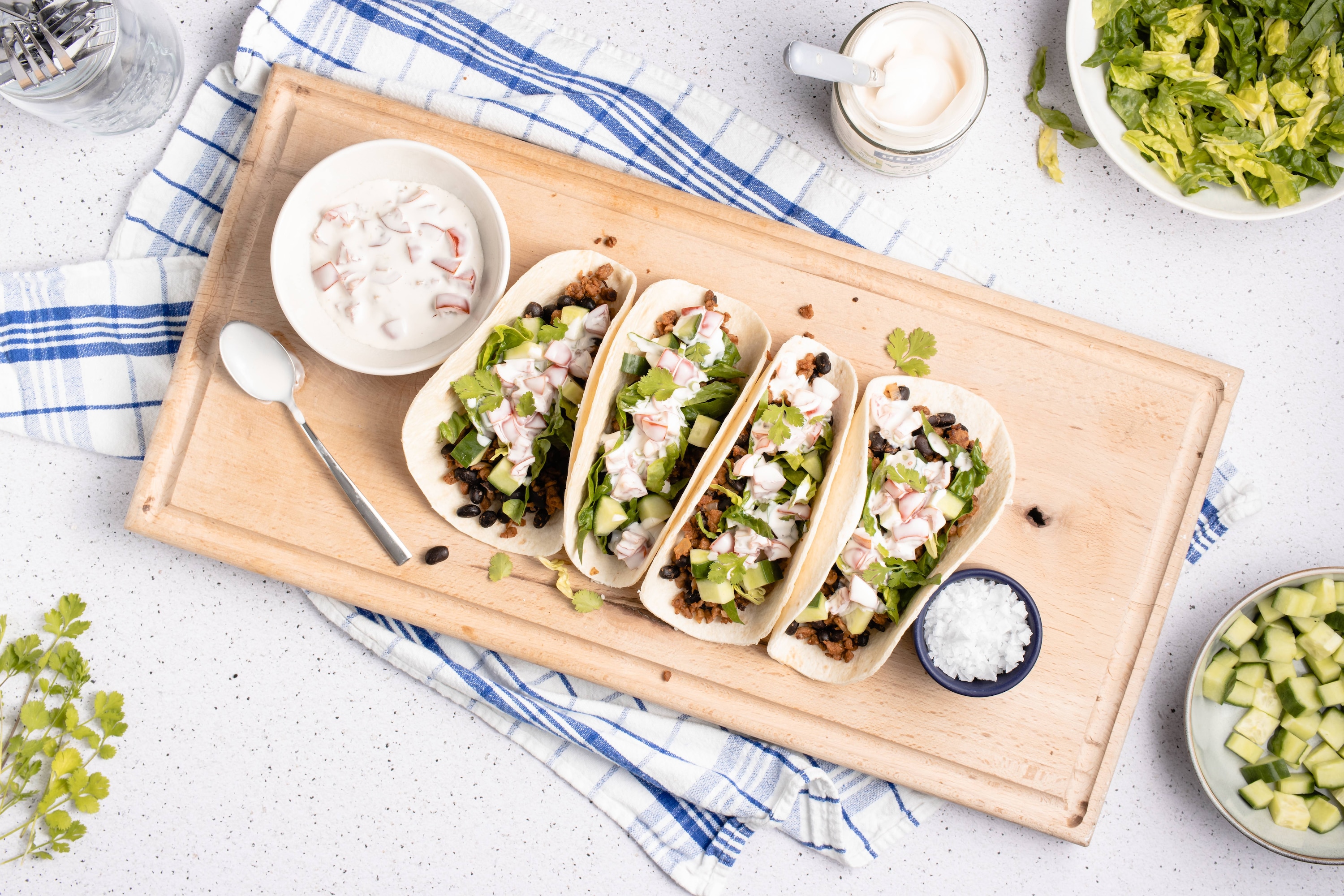 Hellmann's - Gefüllte Tacos mit Mayo-Salsa