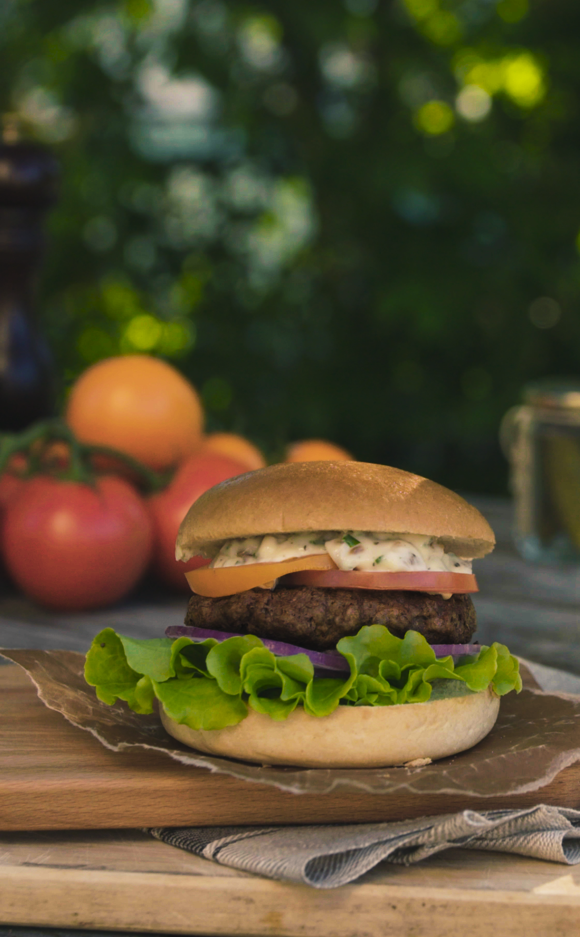 Bacones passer godt til grillmat og er ekstra god til hamburgere.