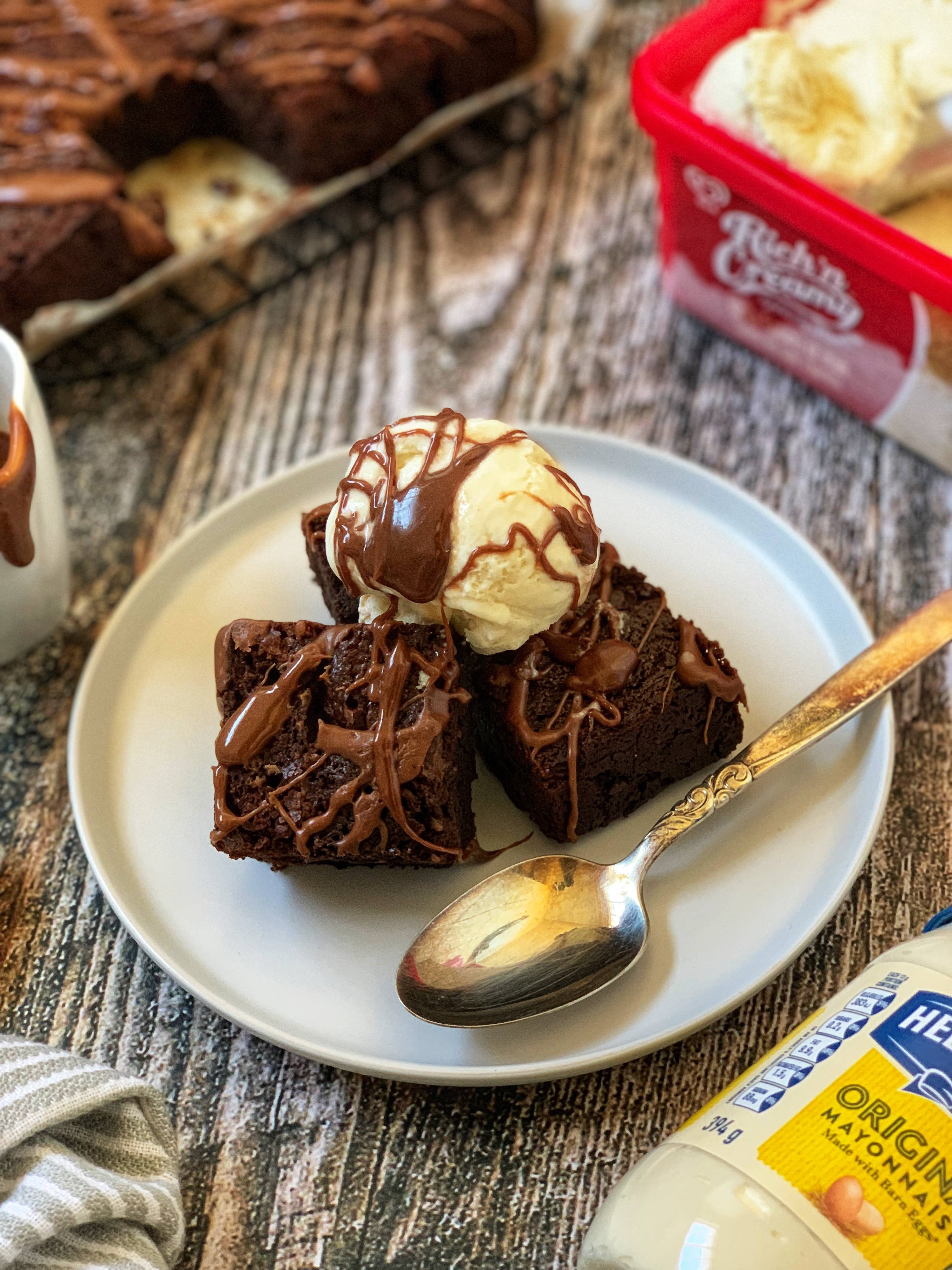 Fudgy Chocolate Brownies by Natasha Segooa