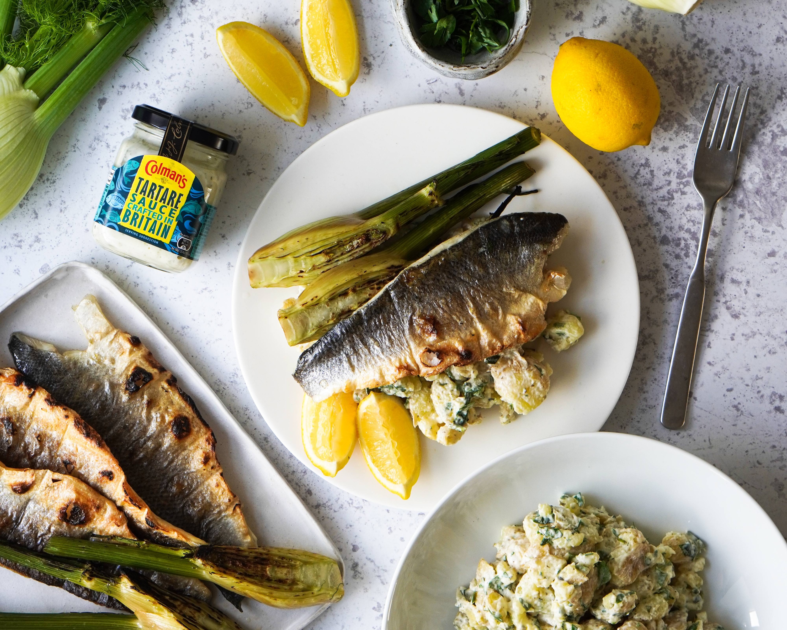 Colman's BBQ Seabass