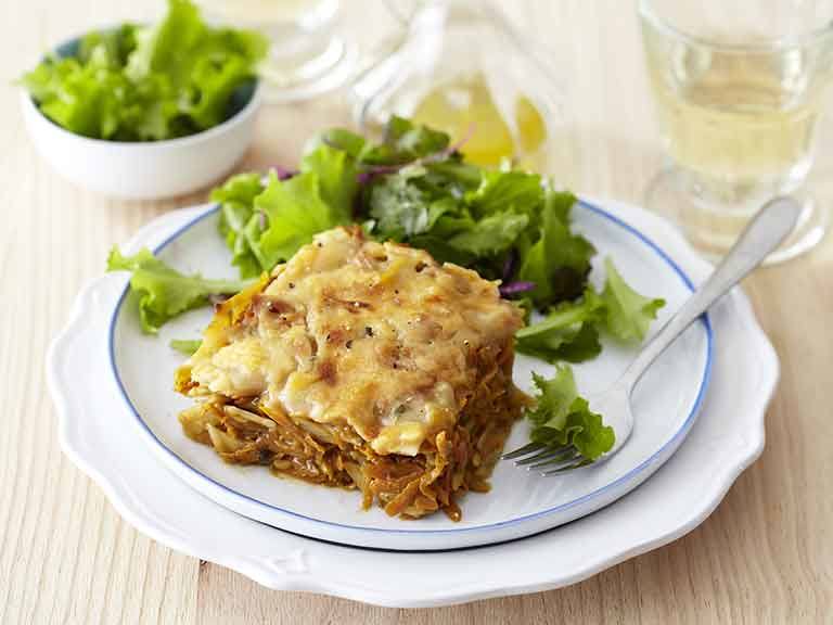 Carrot and Pesto Lasagne