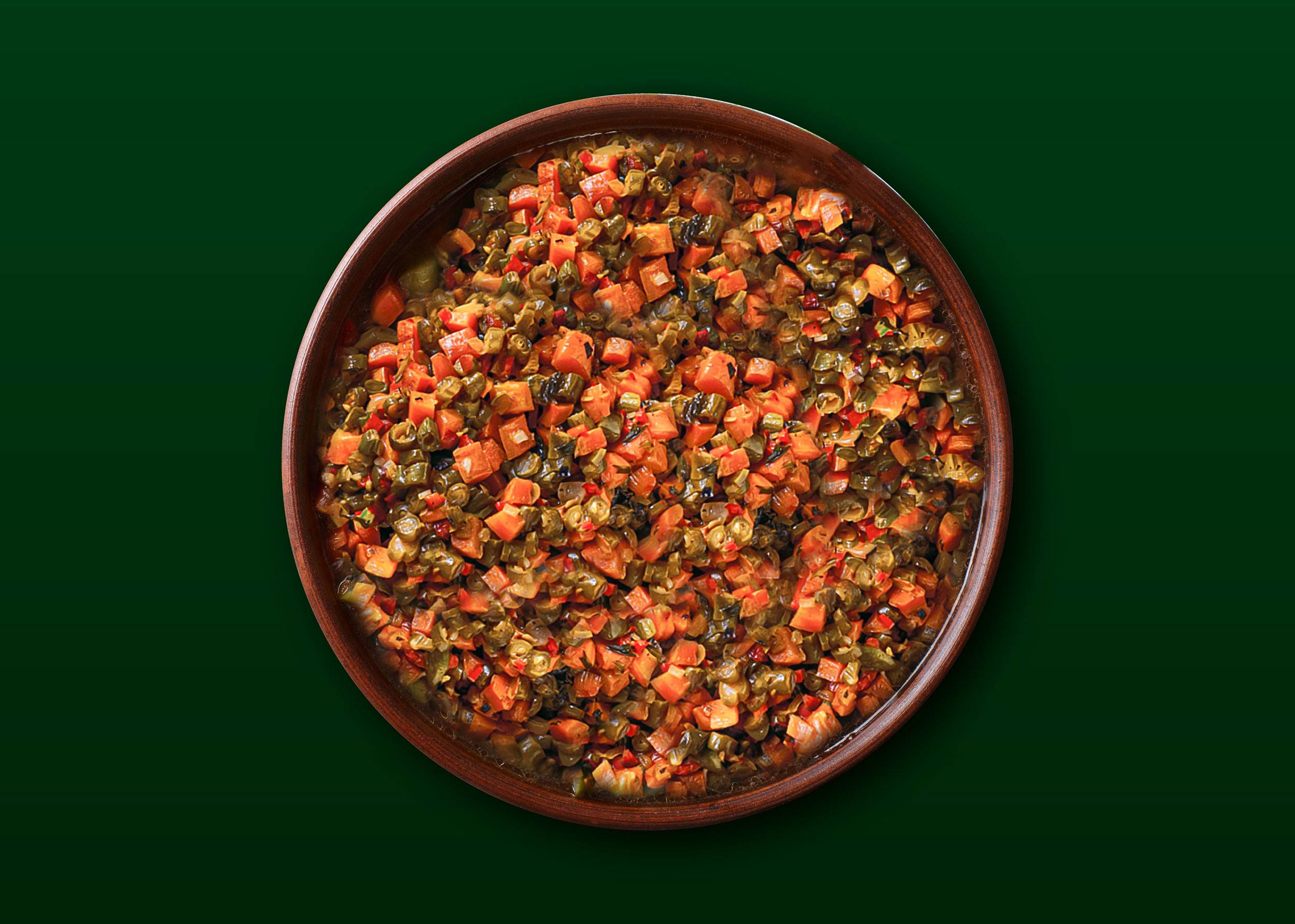 Receta-Picadillo-de-Vainica-y-Zanahoria 40 Minutes  recipe