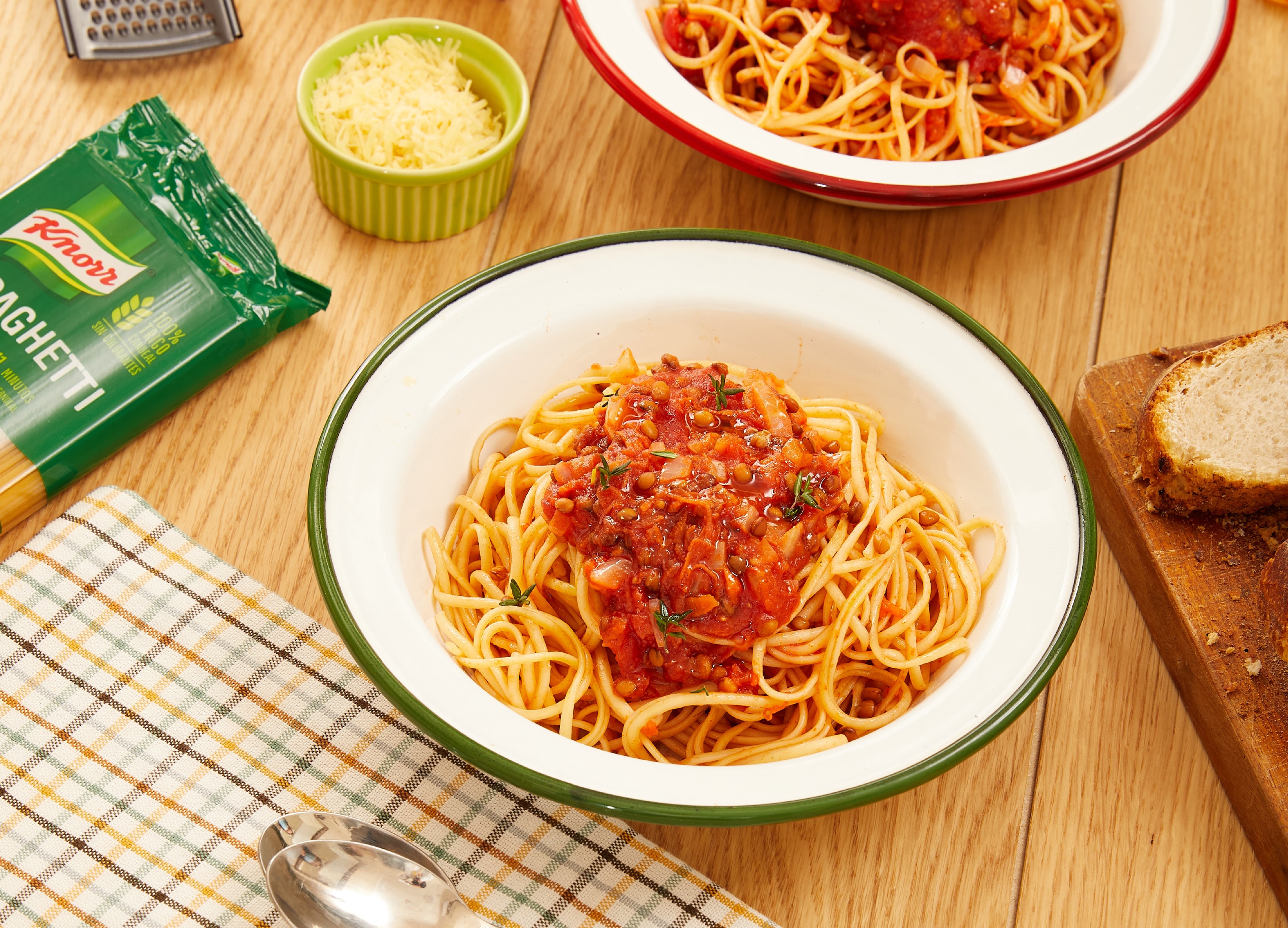 Spaghetti con tuco reinventado