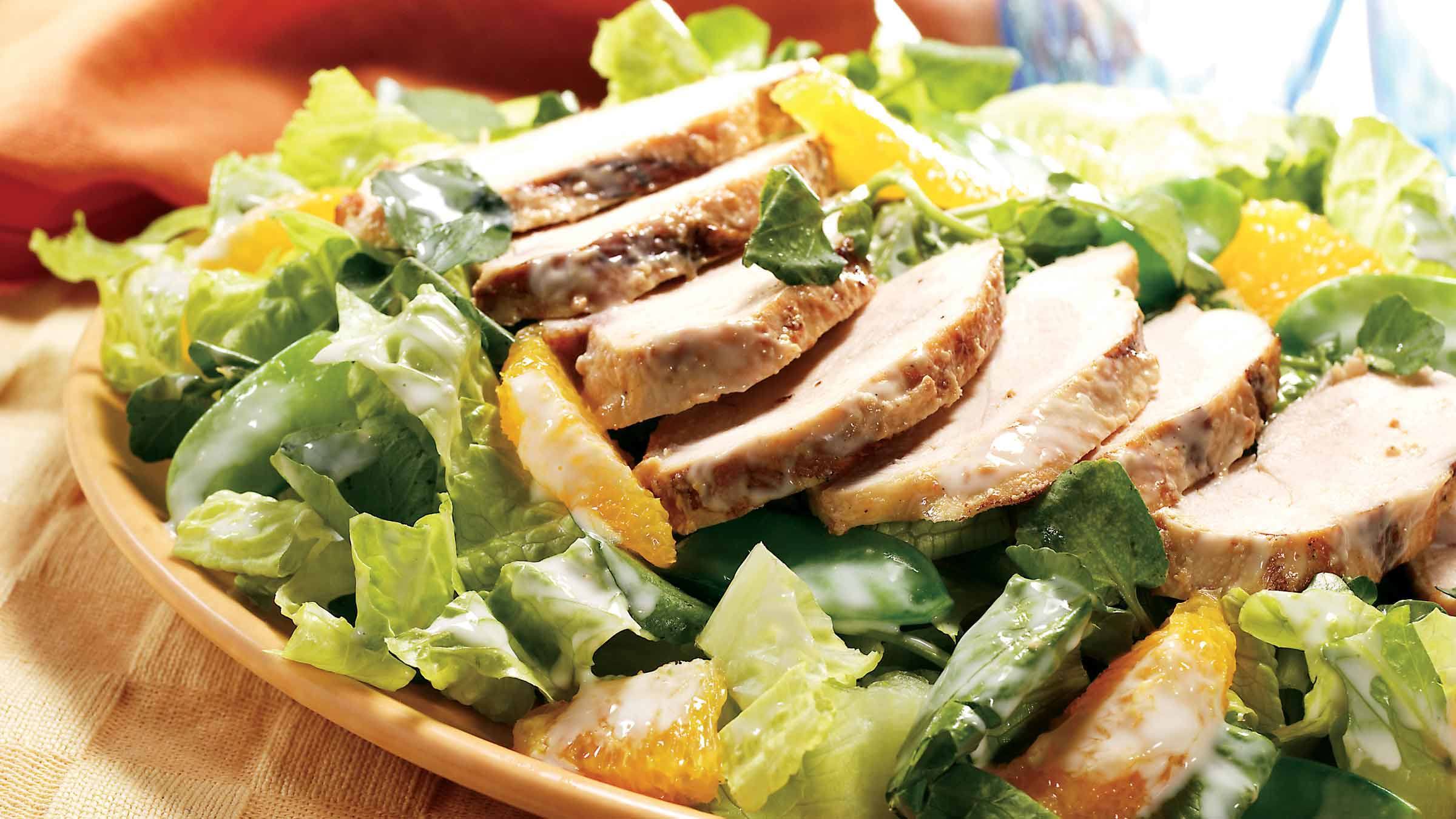 Warm Gingered Chicken Salad