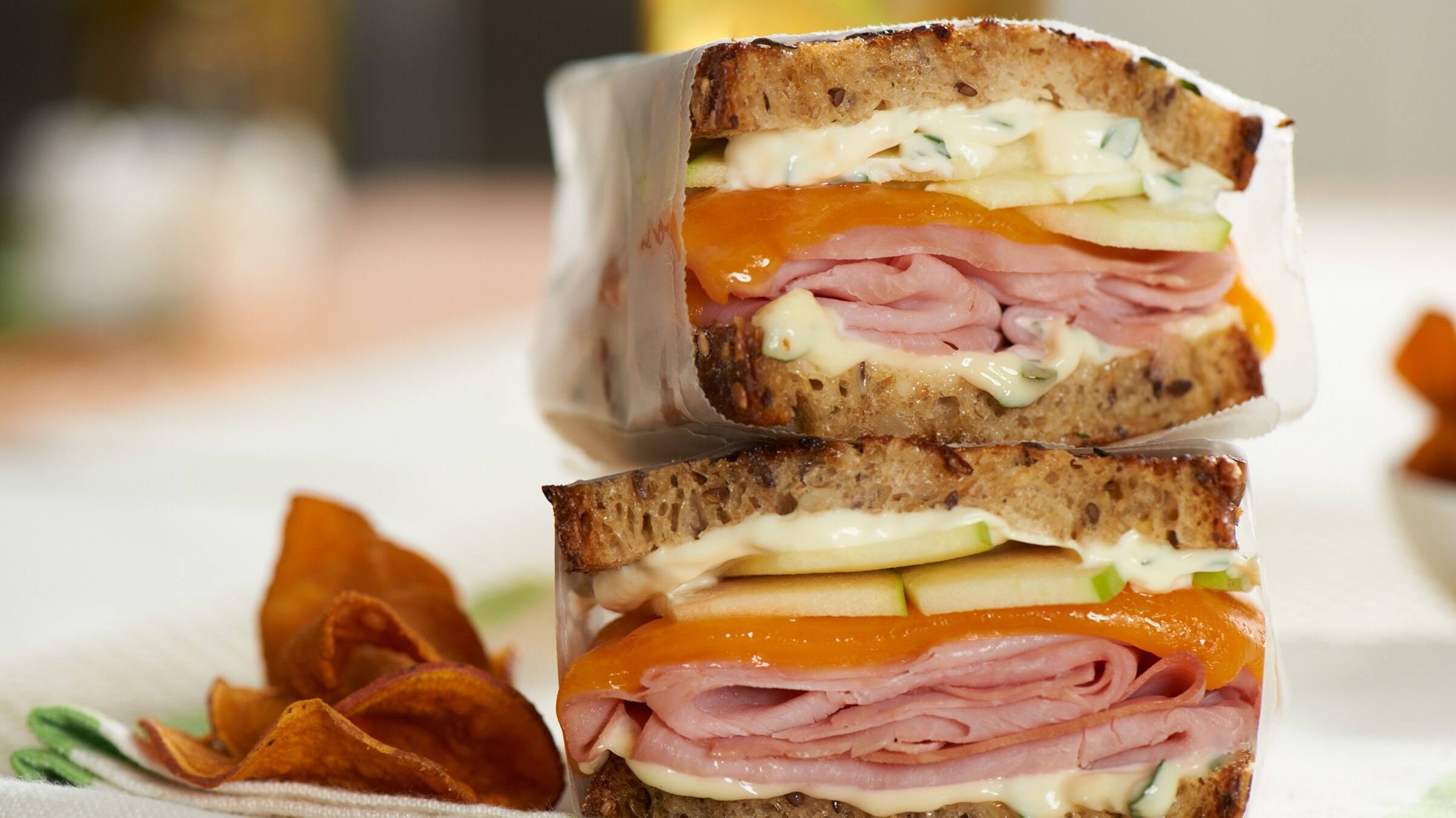 Grilled Ham & Cheese Sandwich