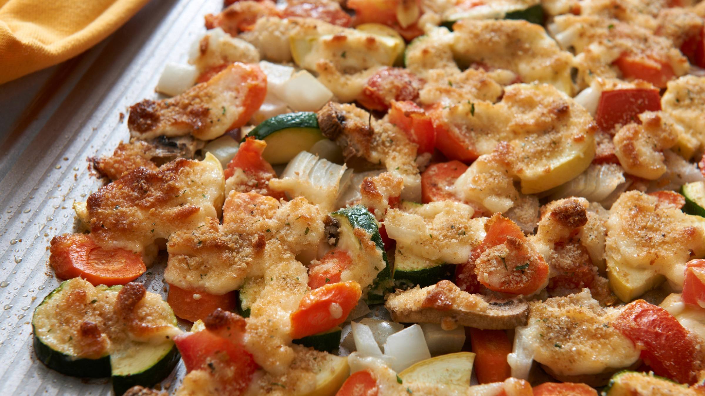 Parmesan Crusted Roasted Vegetables