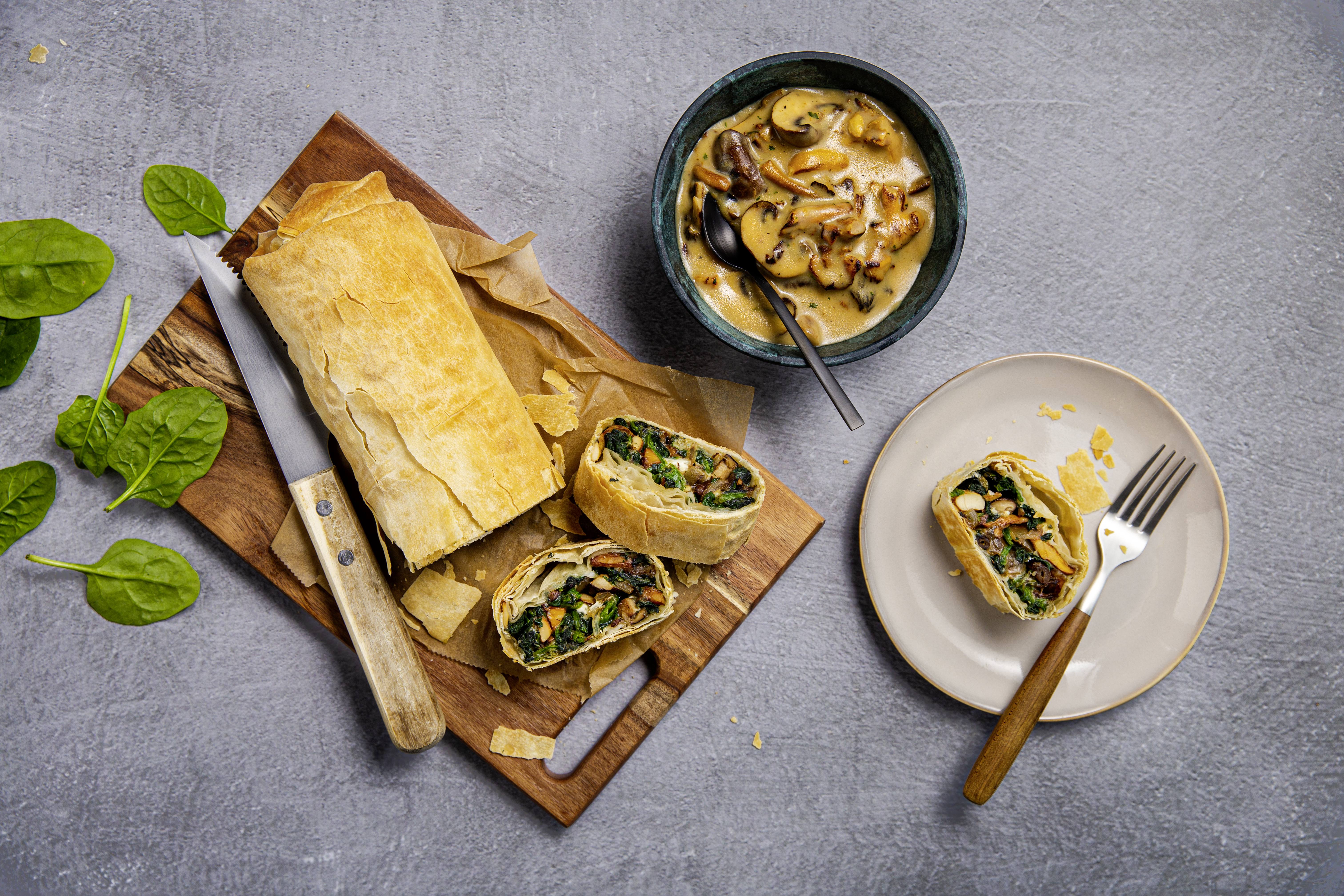 Knorr - Champignon Spinat Strudel