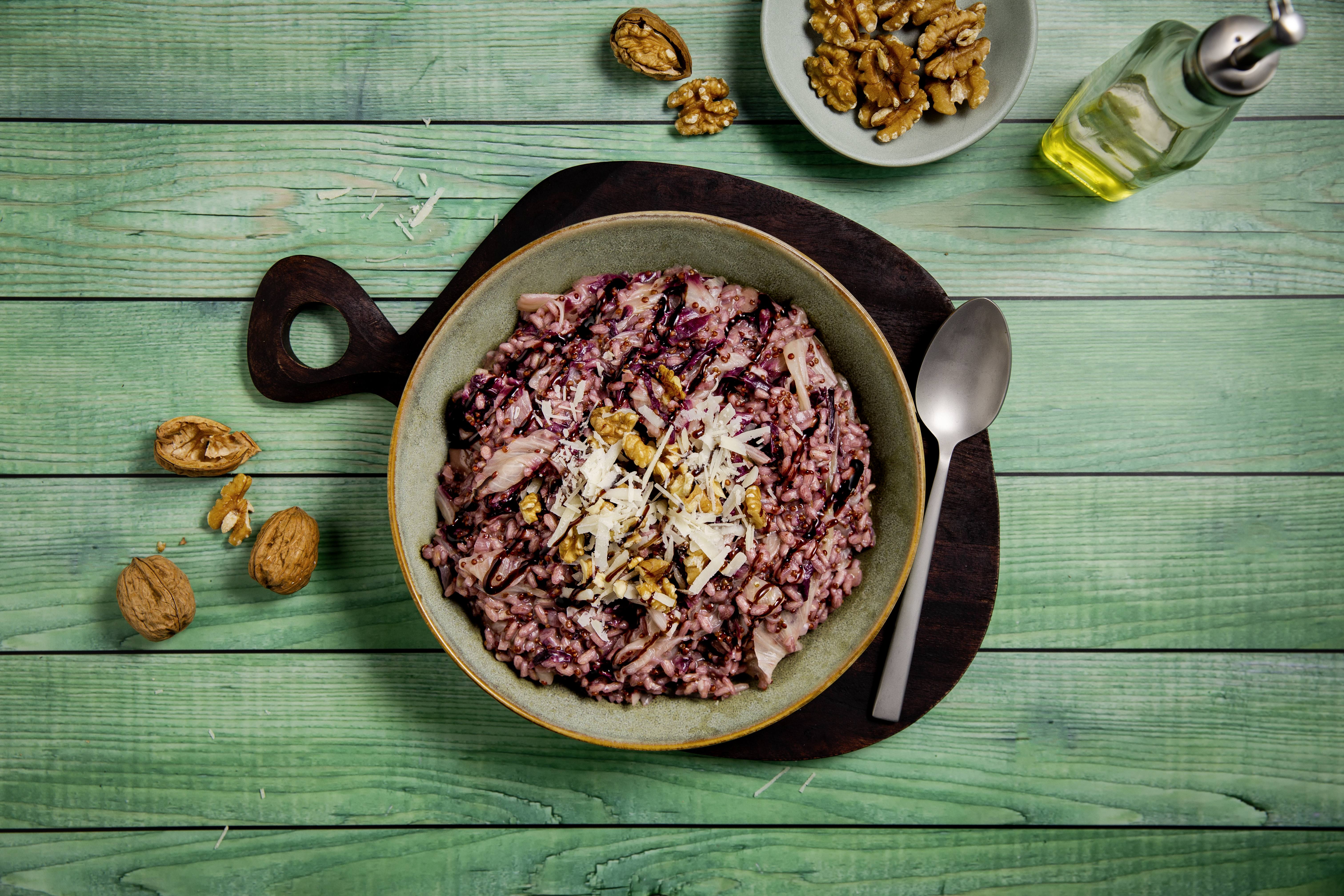 Knorr - Risotto mit Radicchio und Walnüssen