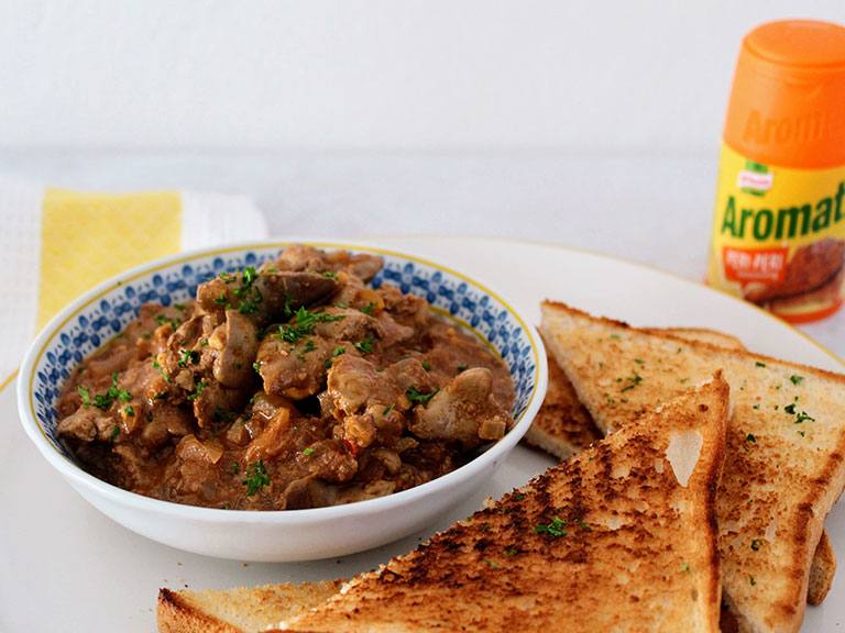 Peri-Peri Chicken Livers 28 Minutes  recipe