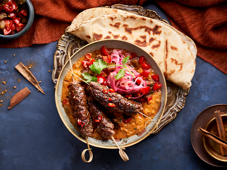 Lamb Koftas in a Creamy Curry Sauce