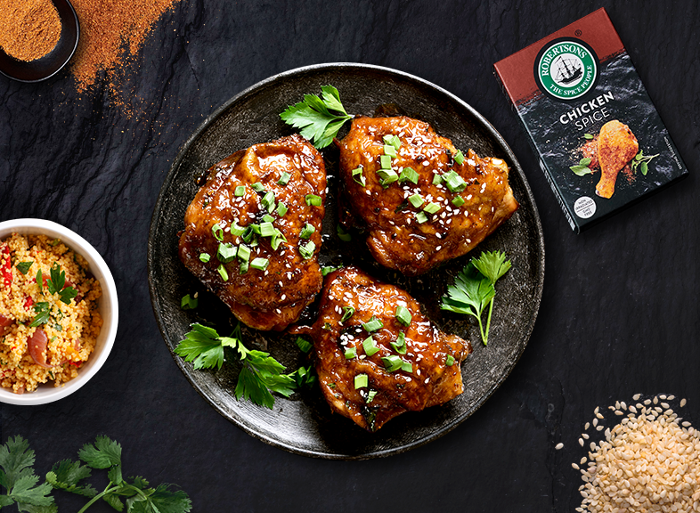 TENDER HONEY GLAZED CHICKEN THIGHS