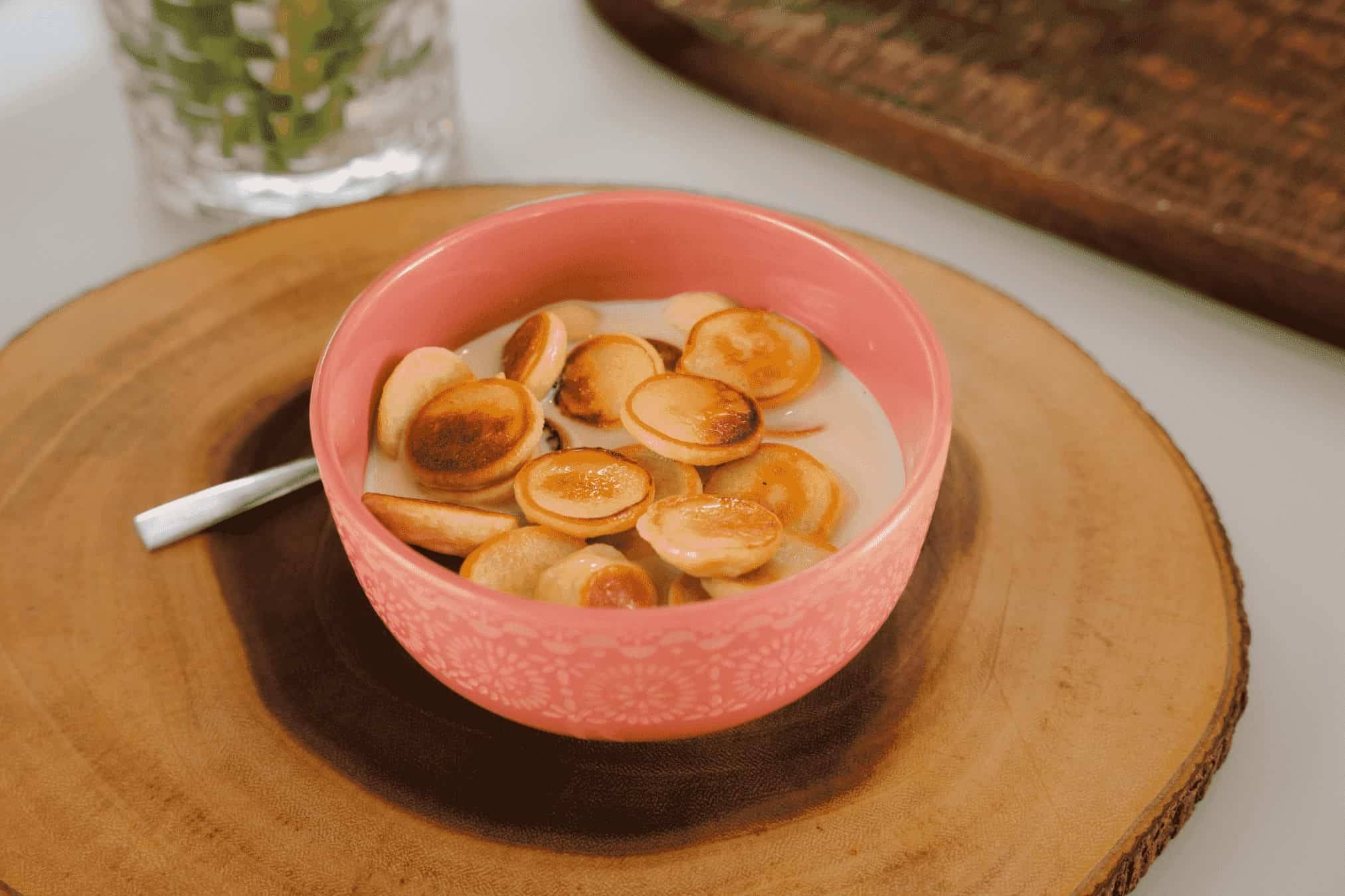 Vegan Mini Pancake Cereal by Andy Hay