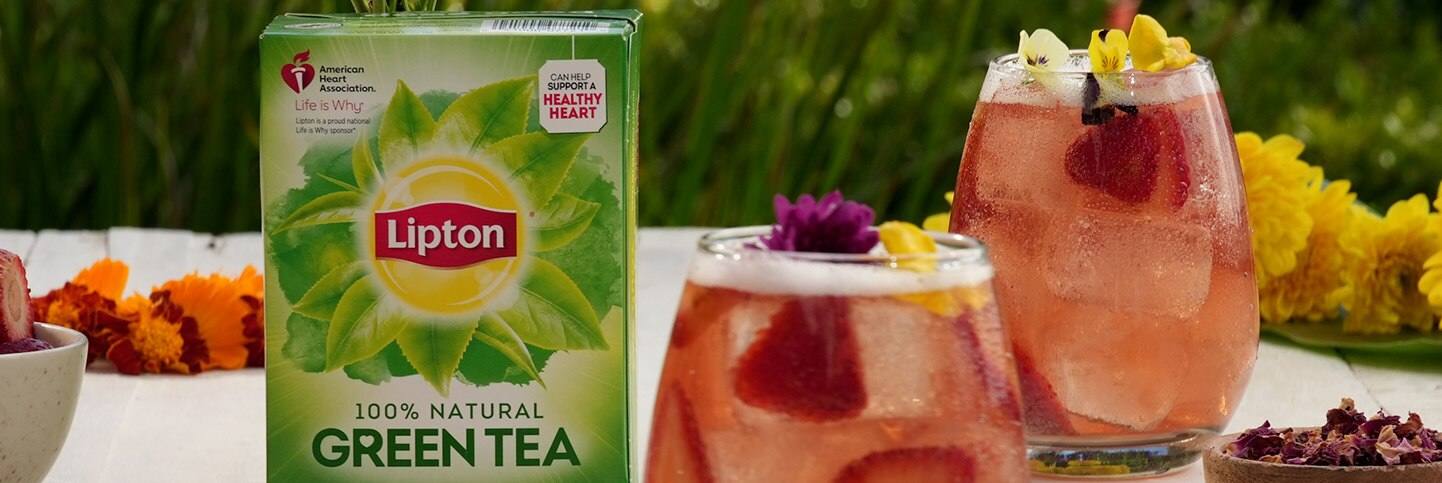 Flower Shaken Iced Tea