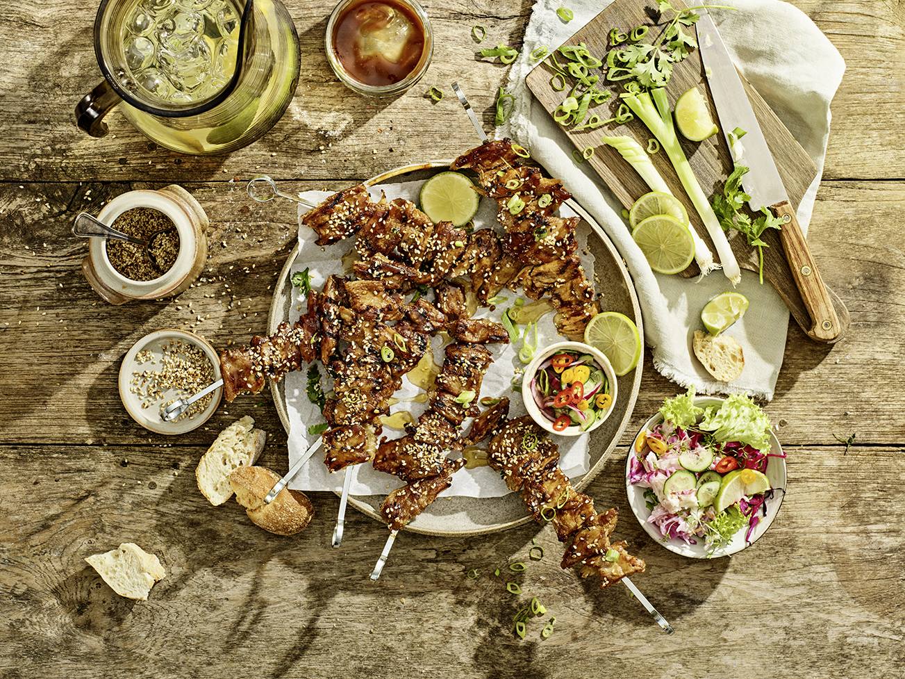 Knorr - Saftig-marinierte Chickened Out Chunks Grillspiesse