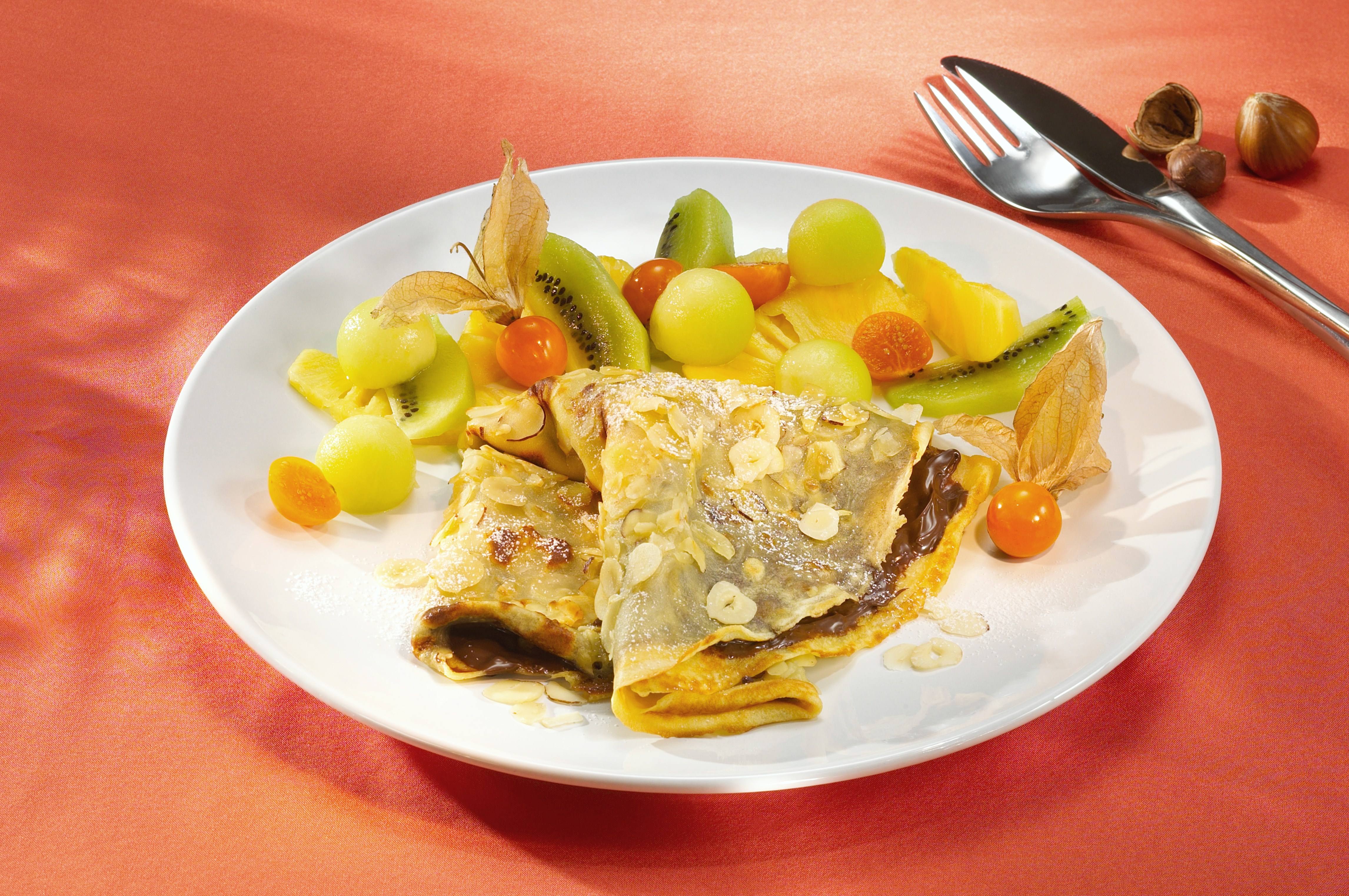 Knorr - Pfannkuchen mit Nuss-Nougat-Creme