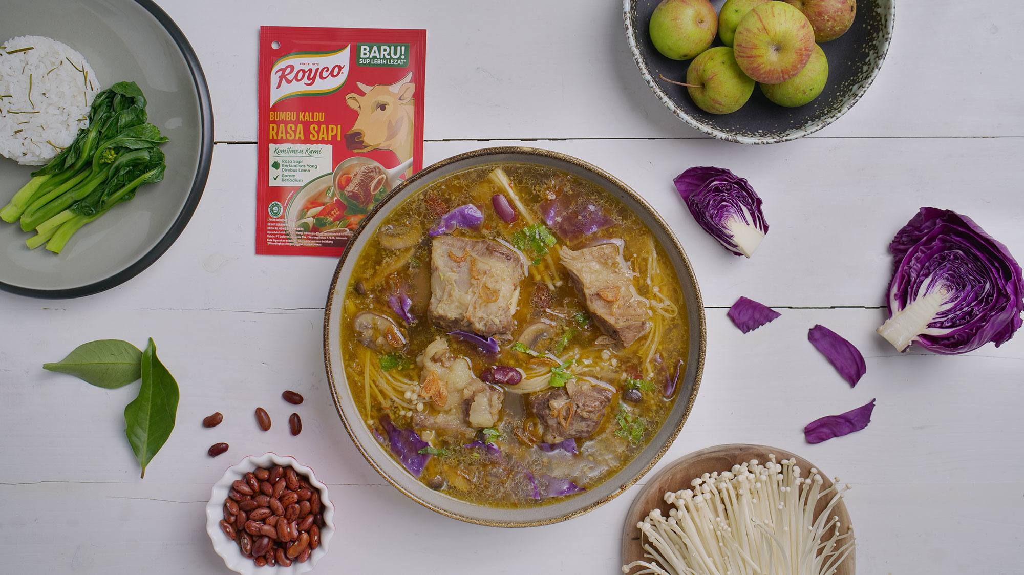Sup Iga Jamur Pedas