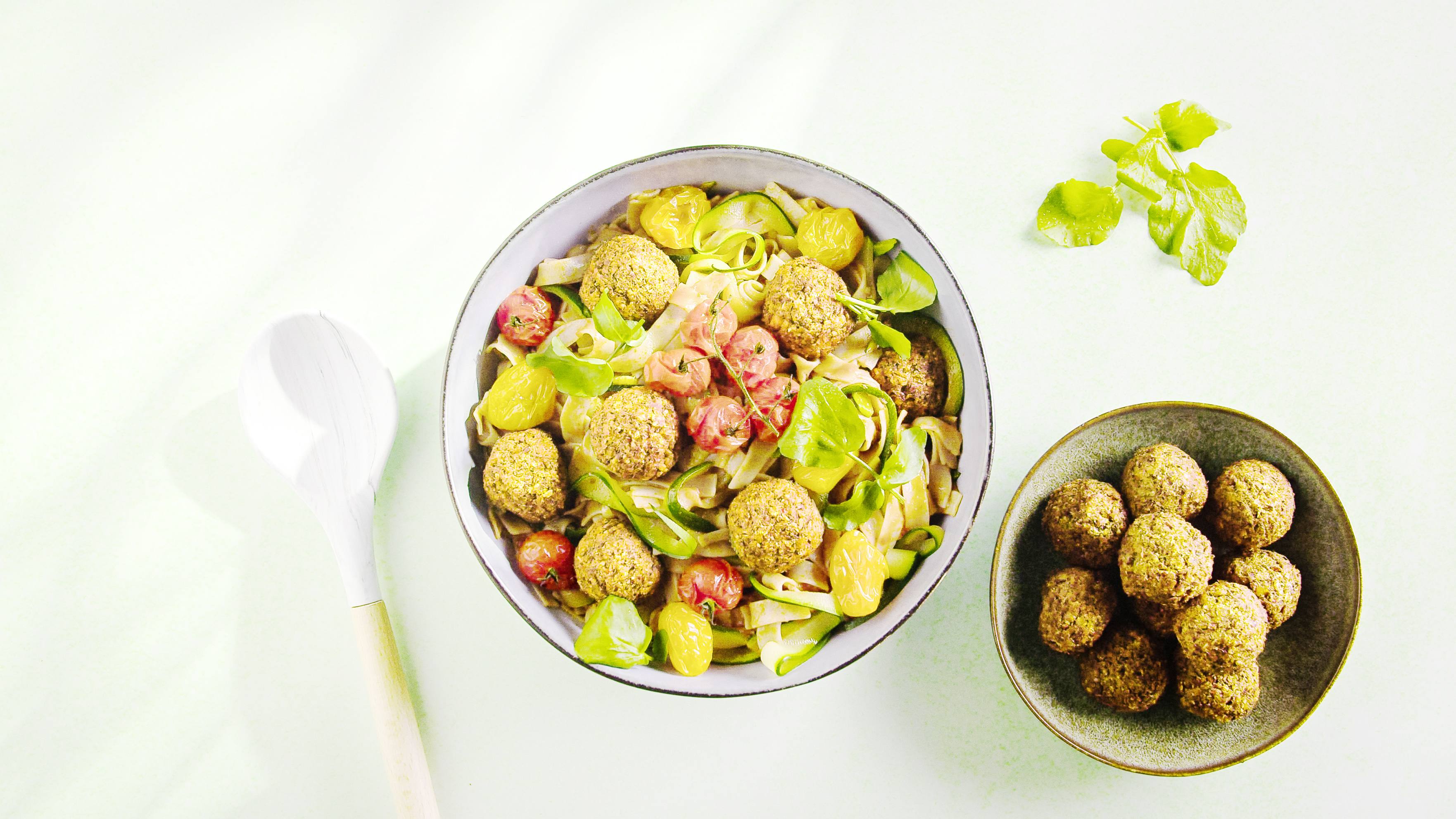 Knorr - Brokkolibällchen mit grünen Linsen