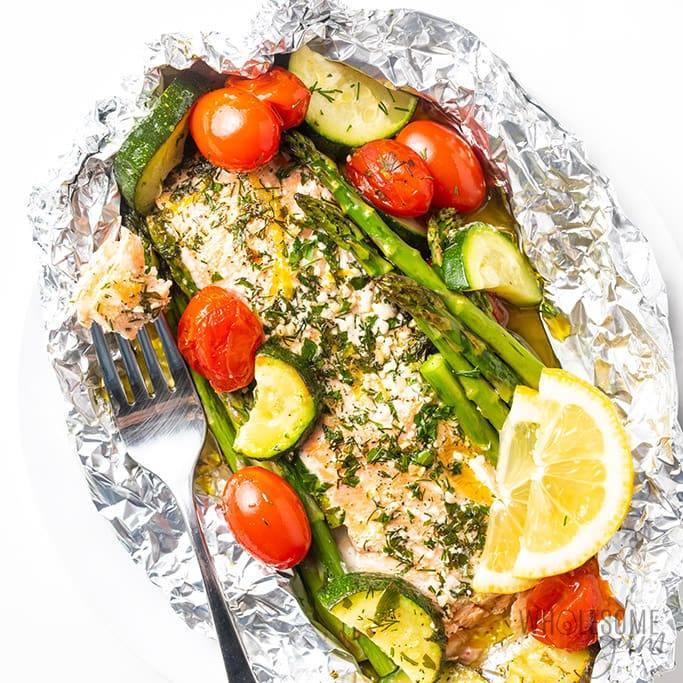 pescado al paquete 30 Minutos  recipe