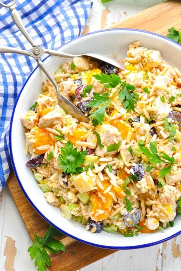 ensalada de arroz con pollo 30 Minutos  recipe