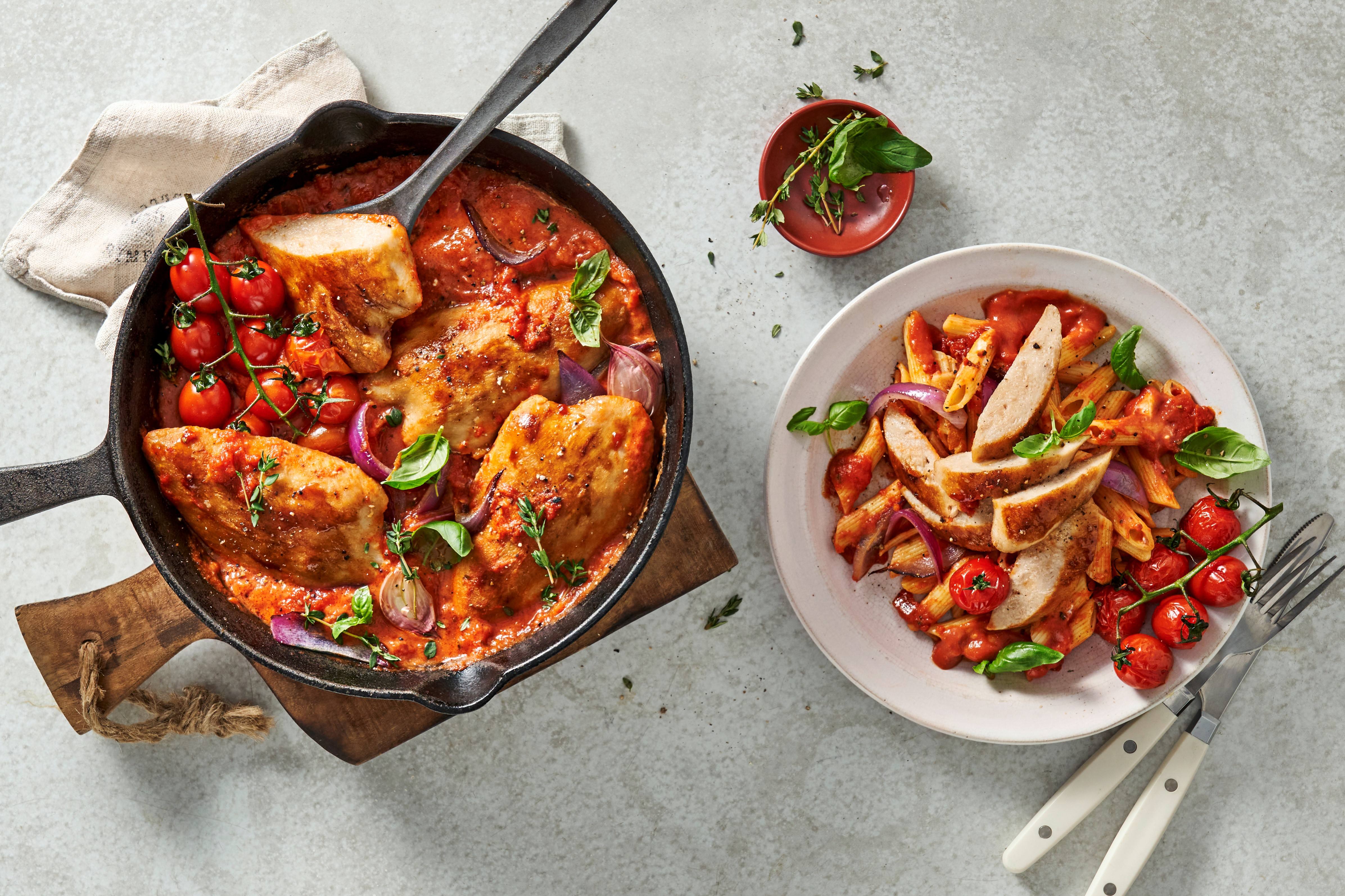 The Vegetarian Butcher - Toskanische Chick-Eria Filets in cremiger Tomatensauce