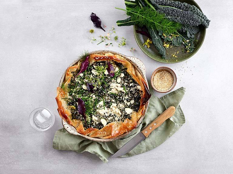 Leafy Green Quiche
