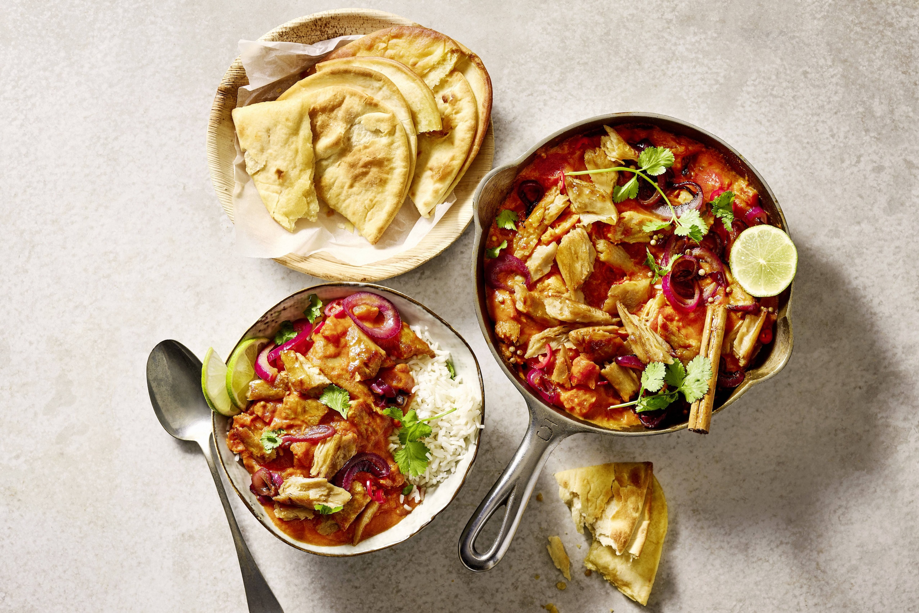 Curry met Kipstuckjes
