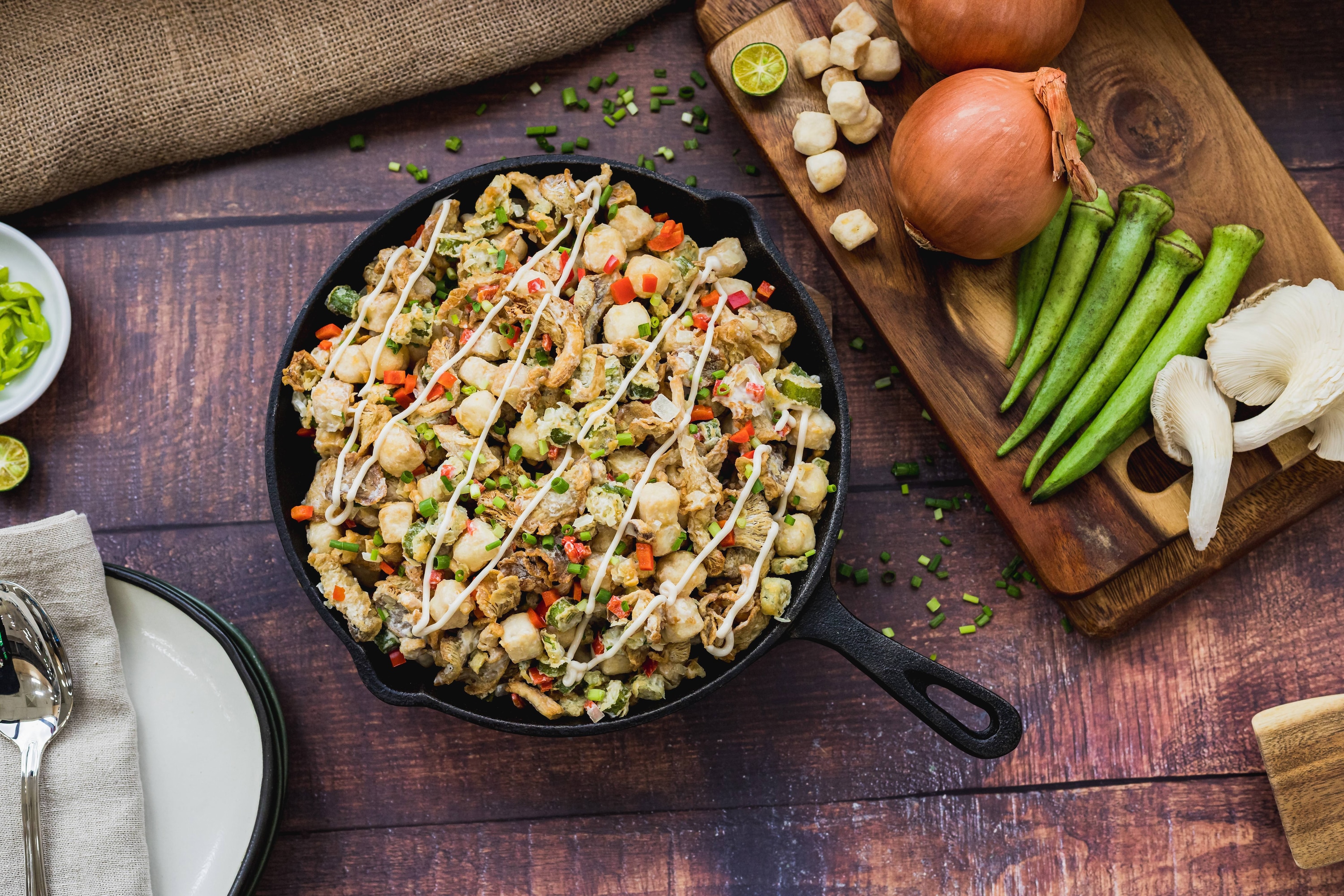 Crispy Tofu Sisig
