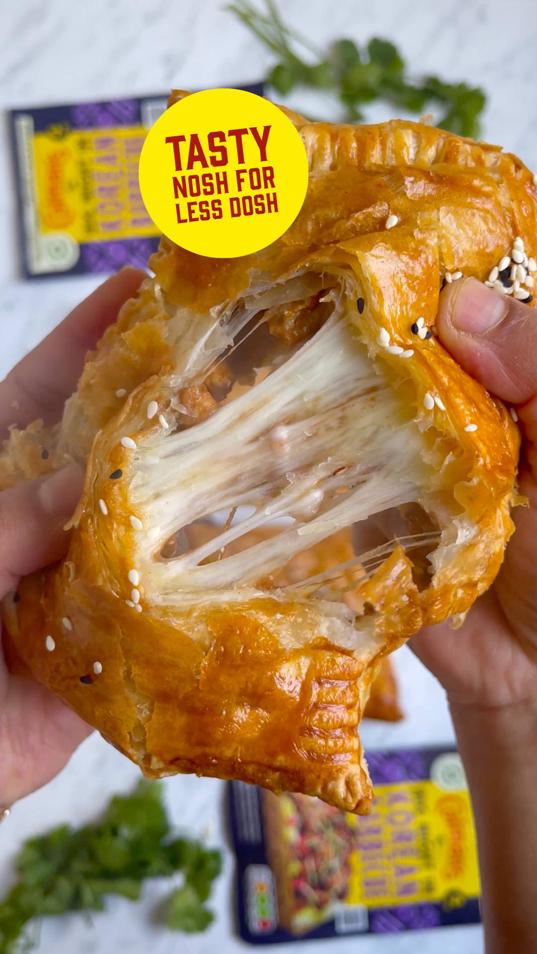 Korean BBQ Chicken Pastry