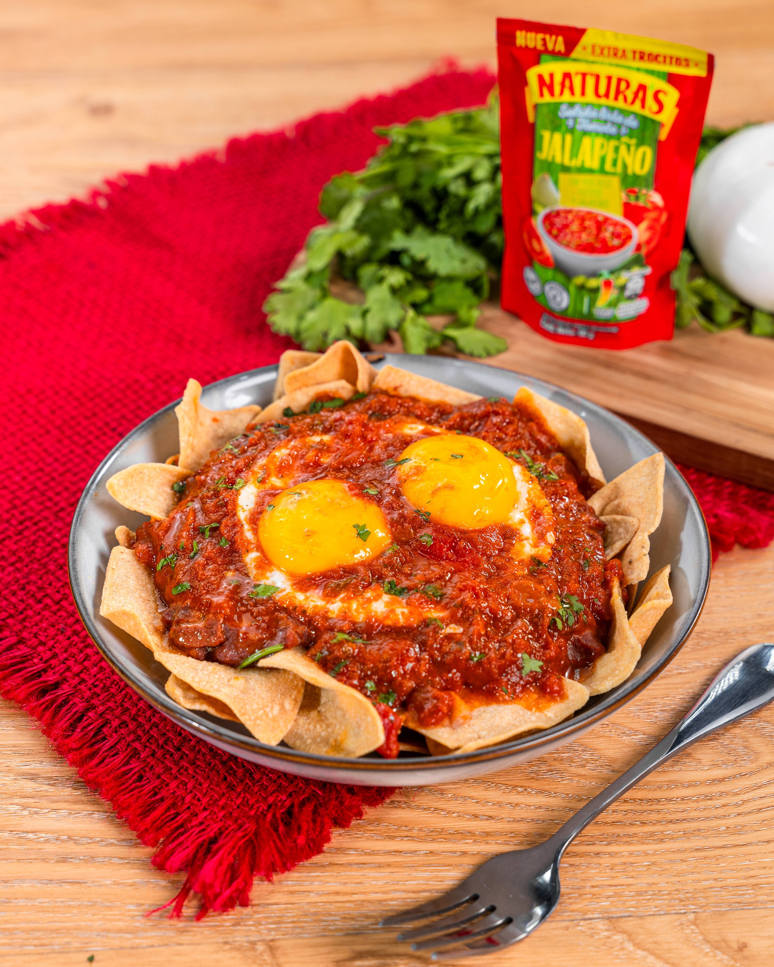 Nachos de Frijoles y Queso
