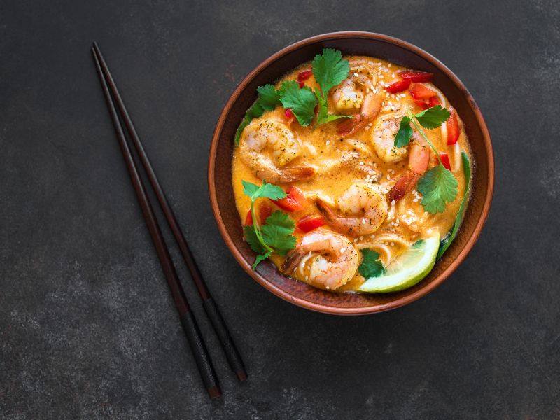 Healthy Seafood Laksa Recipe