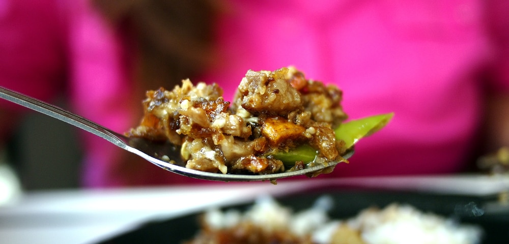 Meatball Sisig