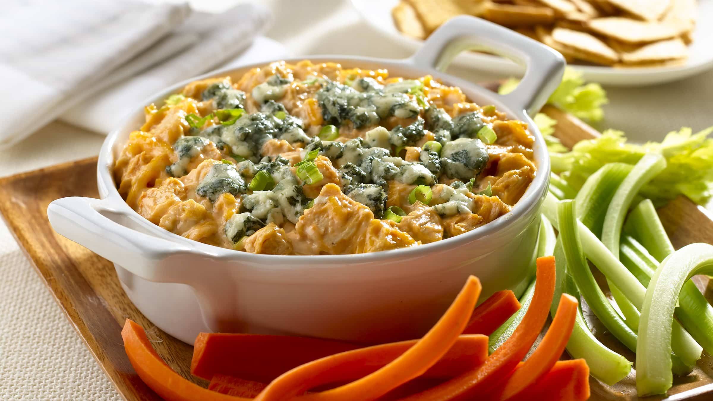 Party Size Disappearing Buffalo Chicken Dip Recipe