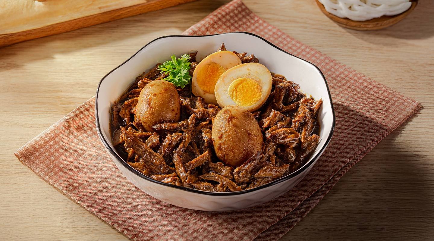 semur telor sapi suwir new