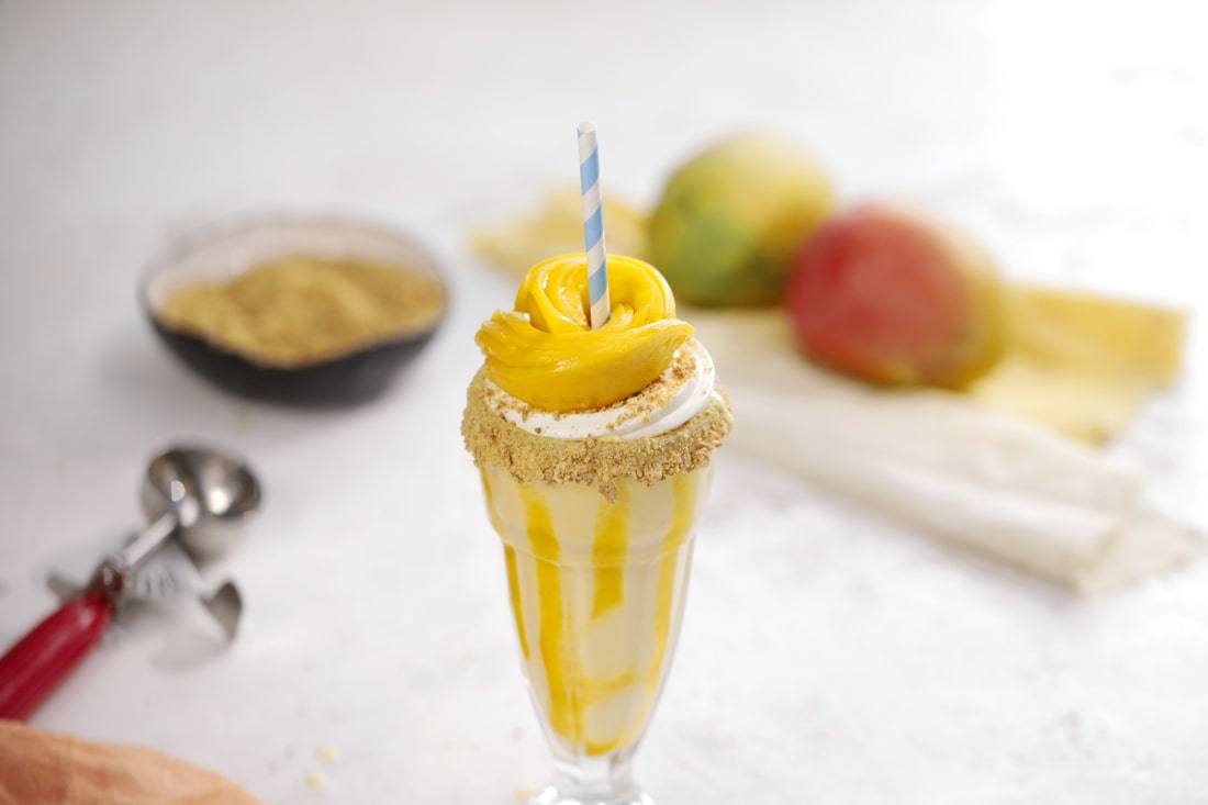 Mango Ice-Cream Freakshake