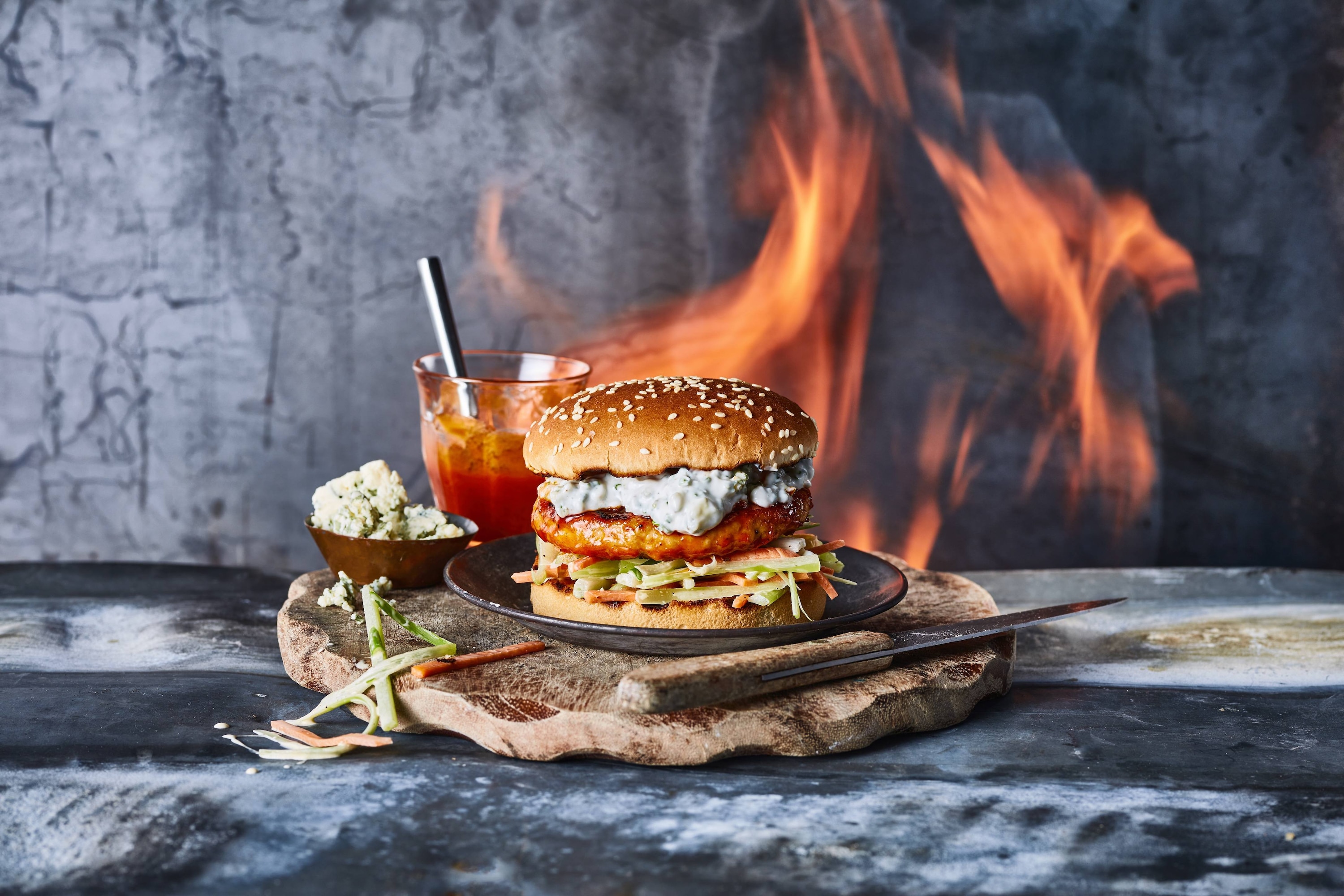 The Vegetarian Butcher - Veganer Sieht-Chick-aus-Burger Louisiana Style