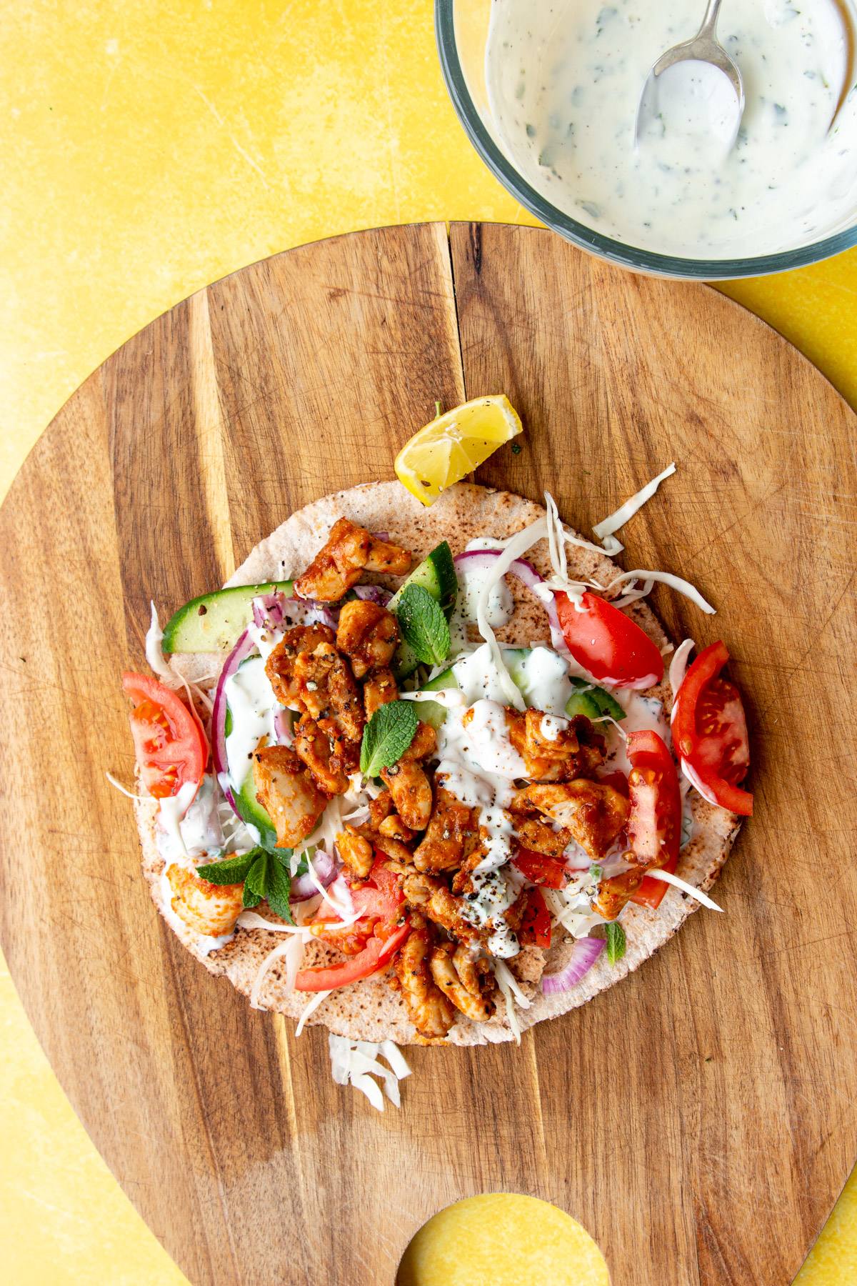 Chicken Kebab Flatbreads